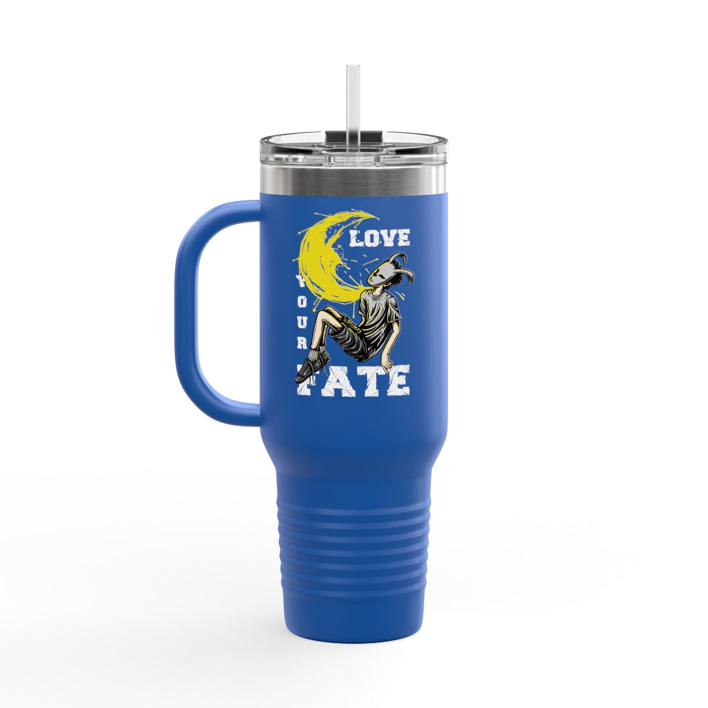 'Love Your Fate' 40oz Insulated Travel Tumbler